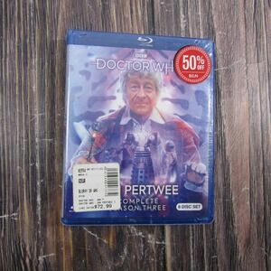 BBC Doctor Who Jon Pertwee Complete Season Three Blu-ray 8-Disc Set New